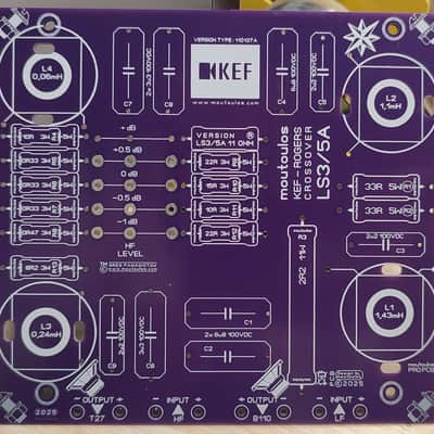 Crossover BBC-Rogers-KEF LS3-5A (LS3/5A) PurplePCB image 1