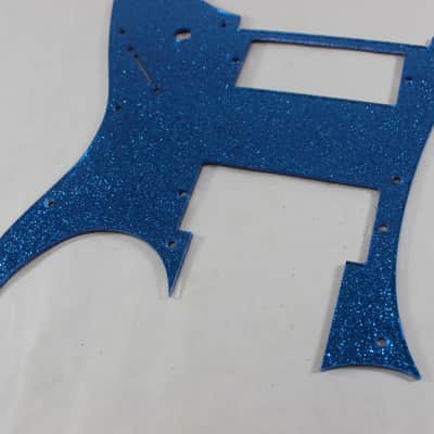 Blue Glitter Sparkle HXH HH Pickguard fits Ibanez(TM) RG550 Jem  RG image 3
