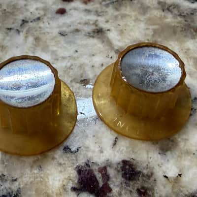 Guild / Kay 2 Gold Knobs Volume Tone 60s image 5