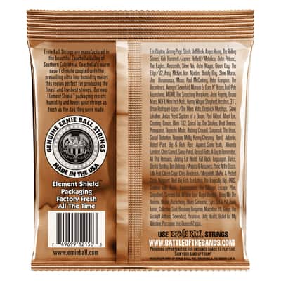 P02150 Earthwood Extra Light Phosphor Bronze Acoustic Guitar Strings - 10-50 Gauge image 2
