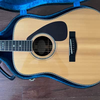 Circa 1980 Yamaha L-10 acoustic guitar, with HSC, made in Japan/MIJ image 10