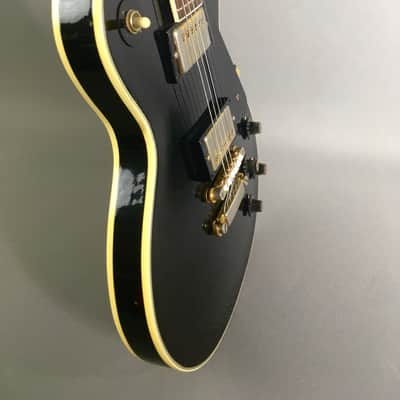 Vintage 1969 Matsumoku MIJ Aspen Single Cut Les Paul Piano Black LP Aged Gold HSC 7.1 lb image 17