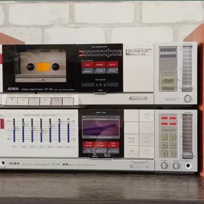 AIWA RX-30 Stereo Receiver + FX-30 Stereo Cassette Deck Rare Vintage Set Japan image 5