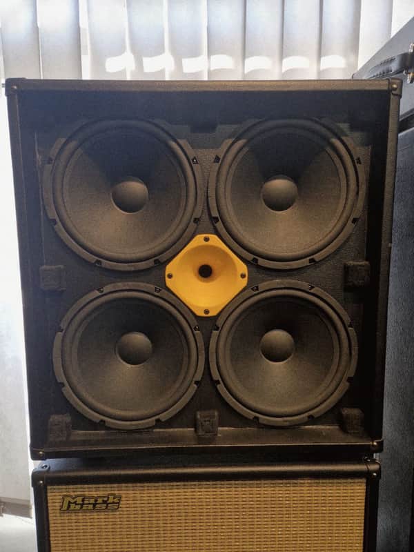 Markbass Classic 104 Casa Michael League Signature 800-Watt 4x10" Bass Speaker Cabinet image 1