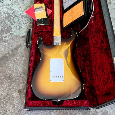 Fender LTD 1967 Stratocaster HSS Heavy Relic HREL Custom Shop strat 2022 - Sunburst image 16