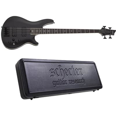 Schecter SLS Evil Twin-4 Satin Black SBK Electric Bass + Hardshell Case Evil Twin 4 - BRAND NEW image 1