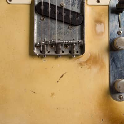 Fender Telecaster Owned and Used by Mike Bloomfield Solid Body Electric Guitar (1963), ser. #L11155, brown tolex hard shell case. image 20