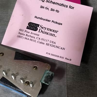 1980s Blue Bobbins Seymour Duncan SH-1n '59 Neck Humbucker 59NJ SH-1N SH1N image 11