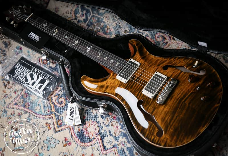 2025 PRS Hollowbody II Piezo Yellow Tiger image 1