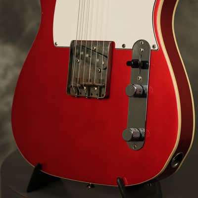 1985 Fender '62 reissue Custom Telecaster Double Bound Candy Apple Red MIJ Japan image 5