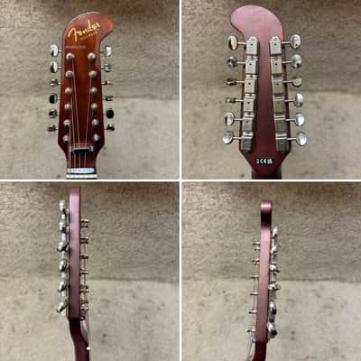 Fender Villager 12-String Acoustic Electric Guitar W Deluxe Bag image 10