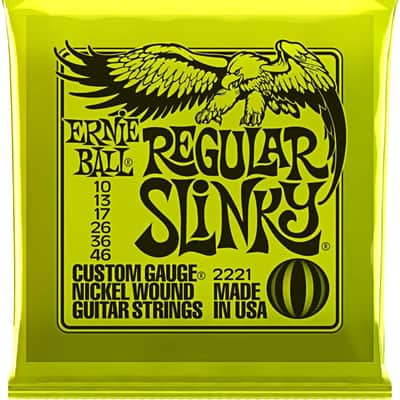 12 Sets of Ernie Ball 2221 Nickel Regular Slinky Electric Strings (10-46) w/ Free String Winder image 6