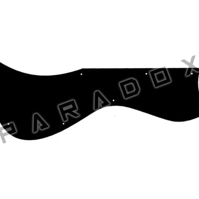 Custom Pickguard For 2021 - Present Made in America Dunable Yeti Guitar - Black/White/Black/White/Black .110"