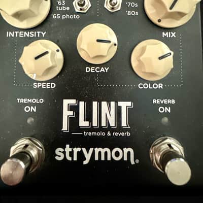 Strymon Flint Reverb and Tremolo V2 2022 - Present - Black image 2
