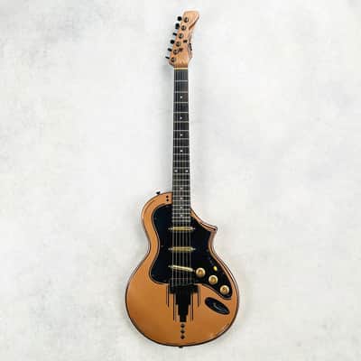 Twango Custom Partscaster with Lipstick Pickups 2000s - Copper Hammertone image 2