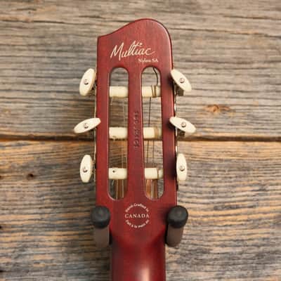 Used Godin Multiac Nylon A/E Guitar - Natural High Gloss w/Bag image 11
