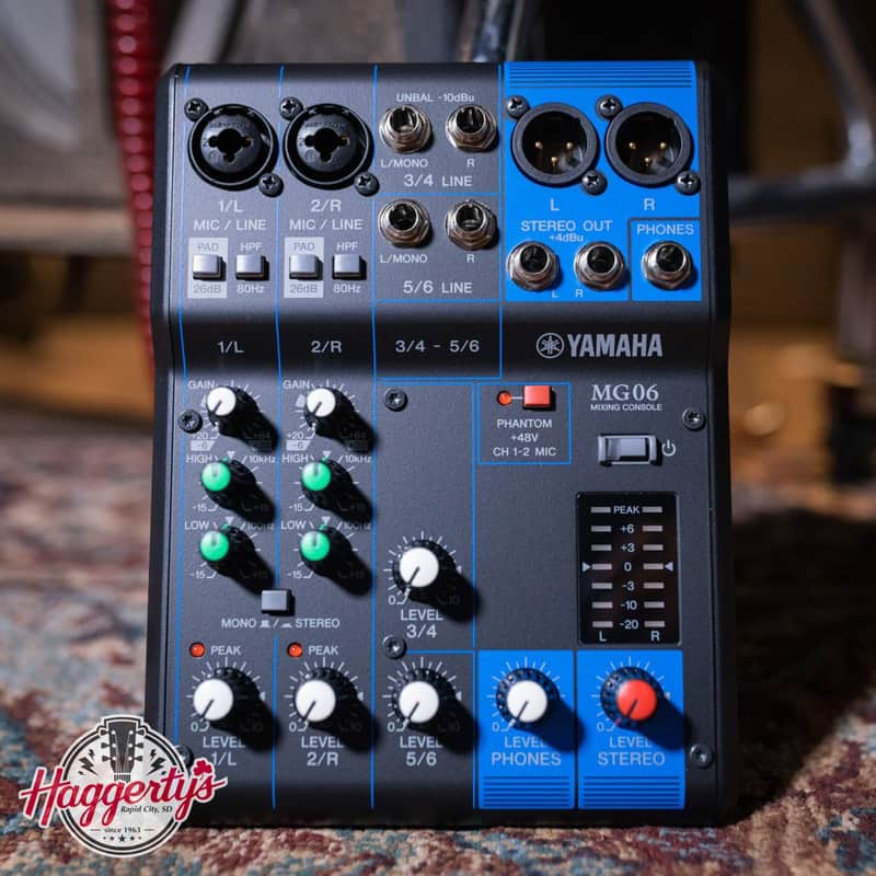 Yamaha MG06 6-Channel Analog Mixer image 1