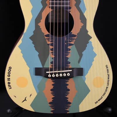 Martin LX1 Life Is Good Little Martin 3/4 Acoustic Guitar Natural w/gigbag image 2