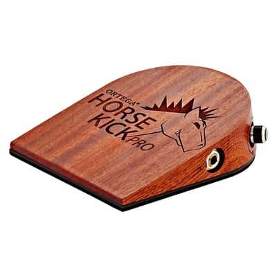 Ortega Horse Kick Pro Digital Percussion Stomp Box with 5 Samples 2010s - Dark Brown image 1