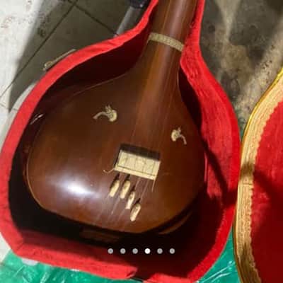 Amazing Vintage 75 years old Male Tanpura, by most Renowned Maker (Naskar's) very good sounding instrument image 10