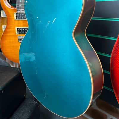 D'Angelico Premier EXL-1 Ocean Turquoise 2018 Hollow Body Electric Guitar image 14