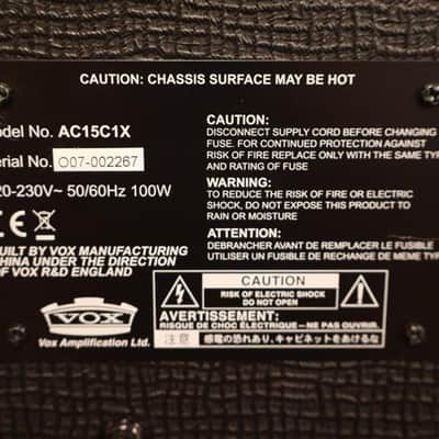 Vox AC15 CC1 Guitar Combo (Used) image 3