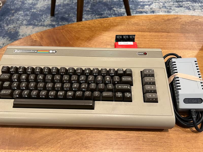 Commodore 64 Synth with Datel Midi, Cynthcart, and Sid2Sid Kit image 1
