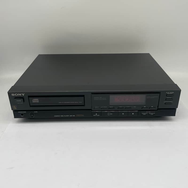 Sony CDP-350 Compact Disc Player Vintage 1987 Japan *SERVICED WORKING