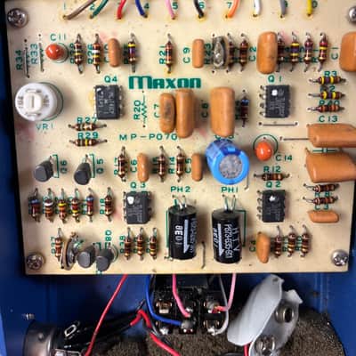 Ibanez PT-707 Phase Tone 1970s - Blue image 2