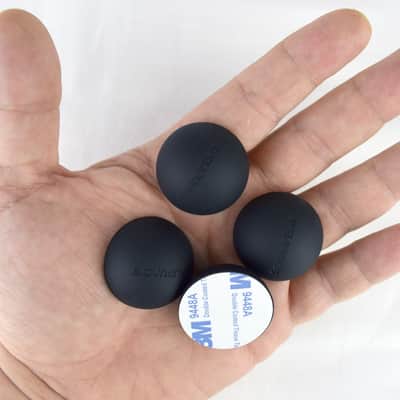DOMES 1.25" Class-A Silicone Vibration Isolation Pads Self-Adhesive - 8 Domes image 3