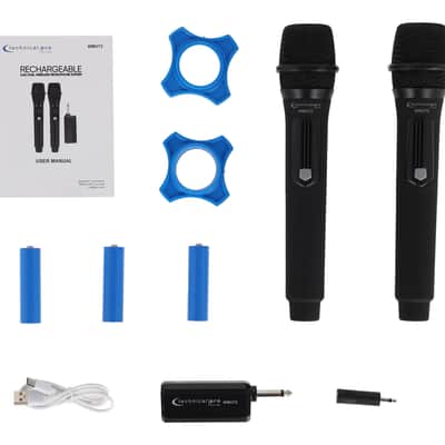 Technical Pro WMU72 Rechargeable Dual Wireless Microphones+USB Powered Receiver image 7