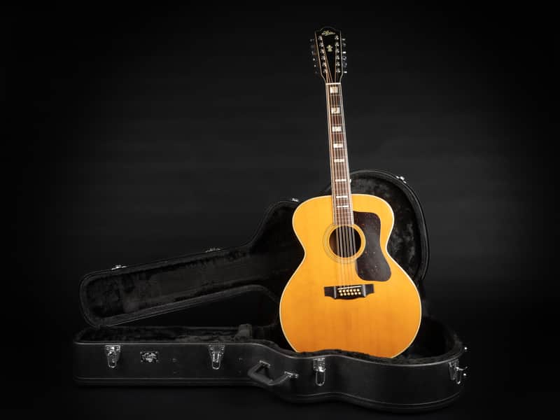 1970s Aria 9274 - Natural | Vintage Japan 12-String Lawsuit Jumbo