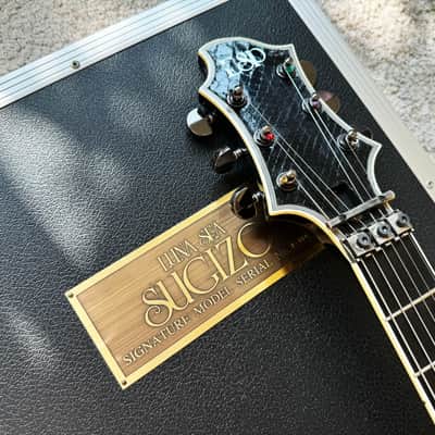 ESP Eclipse S-1 Python Sugizo Signature model 2000 - Snake Skin Black image 6