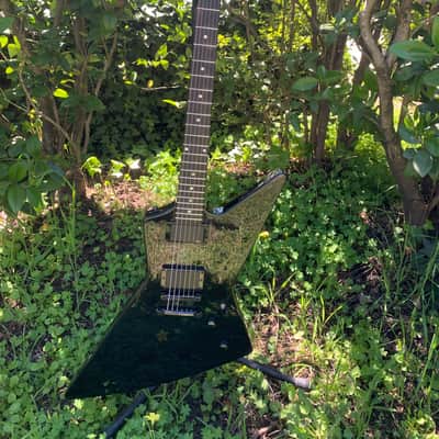 ESP MX250 Explorer 1993 Black NOS condition bell truss rod Metallica Hetfield model image 21