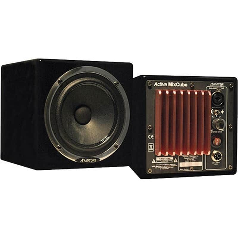 Avantone Pro MixCube Active Mini-Reference Monitor (Single, Black) - (B-Stock) image 1