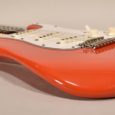 1982 Fender American Vintage Stratocaster '62 Reissue Fiesta Red Electric Guitar w/OHSC image 3