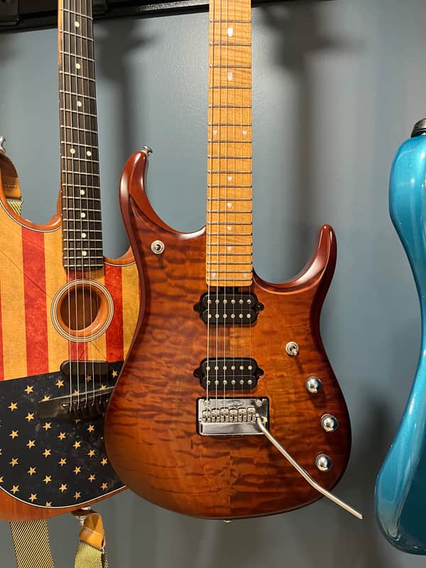 Ernie Ball Music Man John Petrucci Signature JP15-6 2015 - 2019 - Sahara Burst Quilt