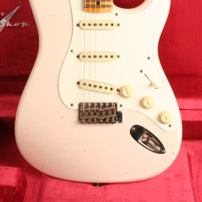 Fender Custom Shop 1956 Stratocaster Journeyman Relic Faded Aged Shell Pink CZ580311 image 1