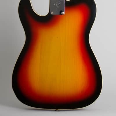 Fender Telecaster Custom with Bigsby Solid Body Electric Guitar (1968), ser. #219957, original black tolex hard shell case. image 4