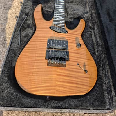 1990 Hamer Californian Elite Amber solid 5A maple xx rare image 7