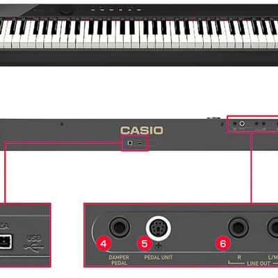 Casio PX-S1100 Privia Digital Piano Black image 5