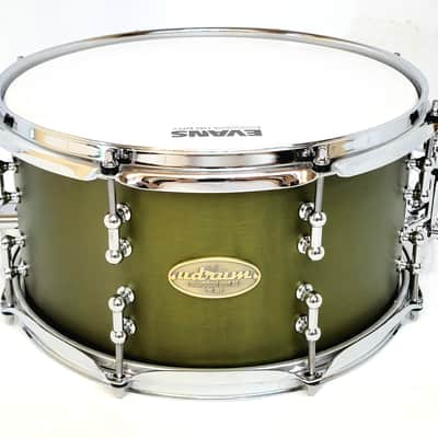 UDrum 6.75"x13" 3mm Aluminum Snare - Militia Green image 1