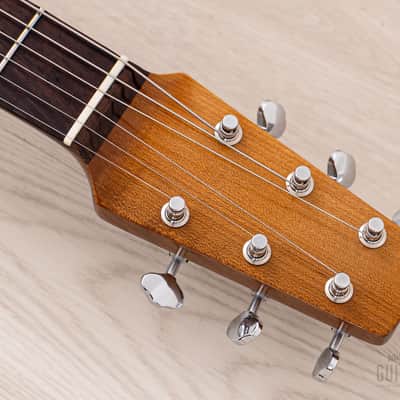 Snakehead T-Style Double Cutaway, MJT Body & Fender-Licensed Musicraft Neck, Copper Lacquer w/ Bigsby, Porter Pickups, Case image 4