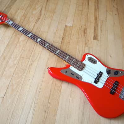 2008 Fender Jaguar Bass Hot Rod Red Active Jazz Bass Japan CIJ w/ Gigbag image 10