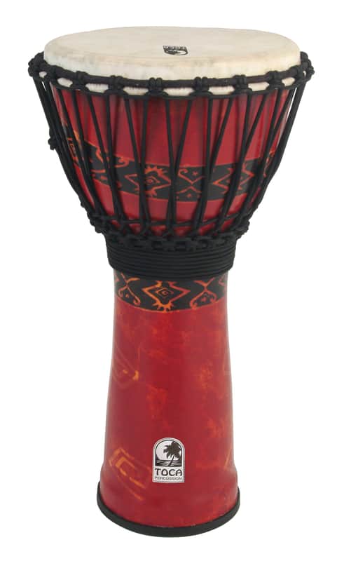 Toca Synergy Freestyle 12" Djembe - Bali Red image 1