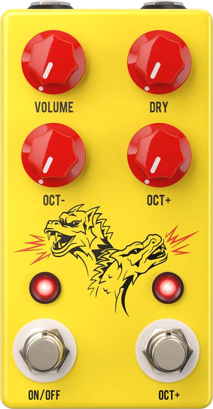 JHS Double Dragon Lo-Fi Octave Effects Pedal image 1