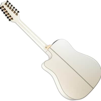 Takamine GD-37CE PW 12-string Acoustic-electric Guitar - Pearl White image 2