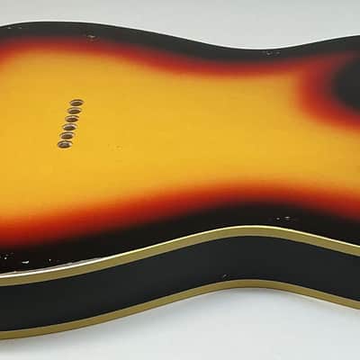 Show Me Nitro Finishes Nitro Lacquer T-Style - 3 Tone Sunburst image 8