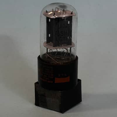1960s RCA 6SN7GTB Vintage Silvertone Black Plate USA Tube Valve! T543 image 2