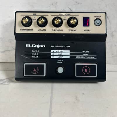 Roland EC-10M ELCajon Mic Processor 2010s - Black/Gold image 5